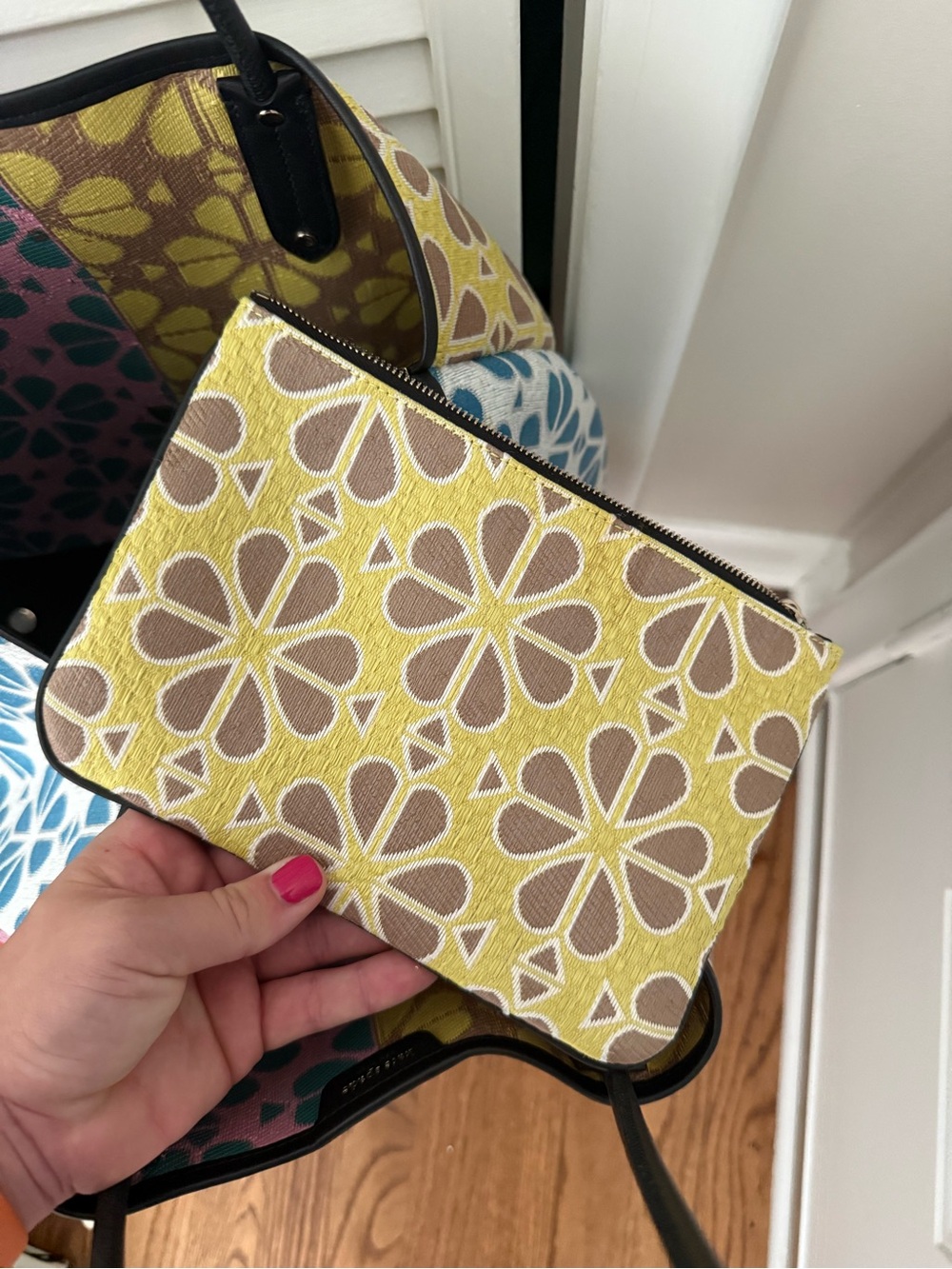 kate spade spade flower everything tote - Picture 5 of 8